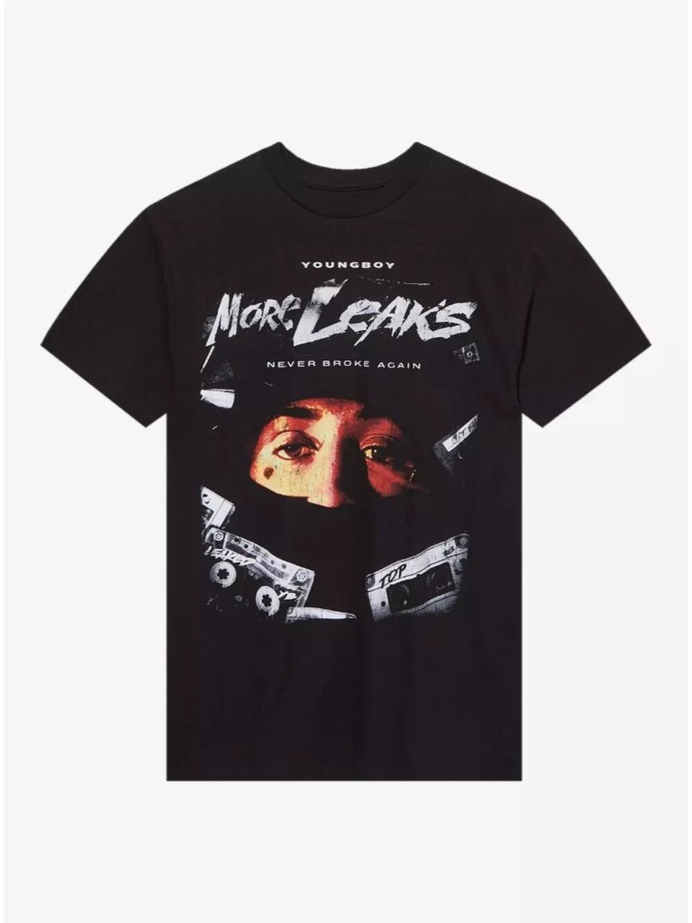 NBA Never Broke Again Youngboy More Leaks T-Shirt Size SMALL New With Tags